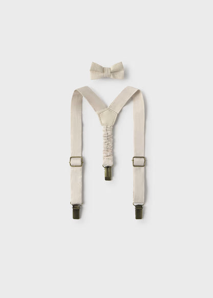 MAYORAL BABY BRACES AND BOW TIE SET