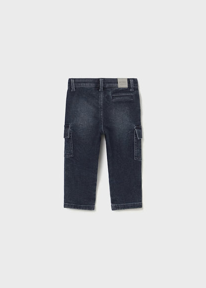 MAYORAL BABY SOFT DENIM CARGO PANTS