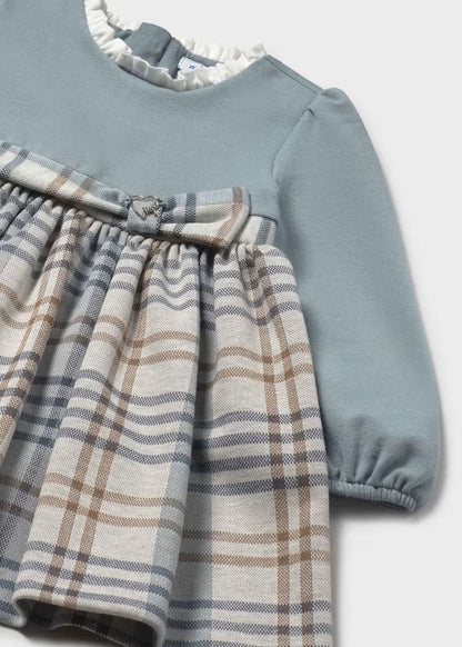 MAYORAL BABY CHECK COMBINED DRESS