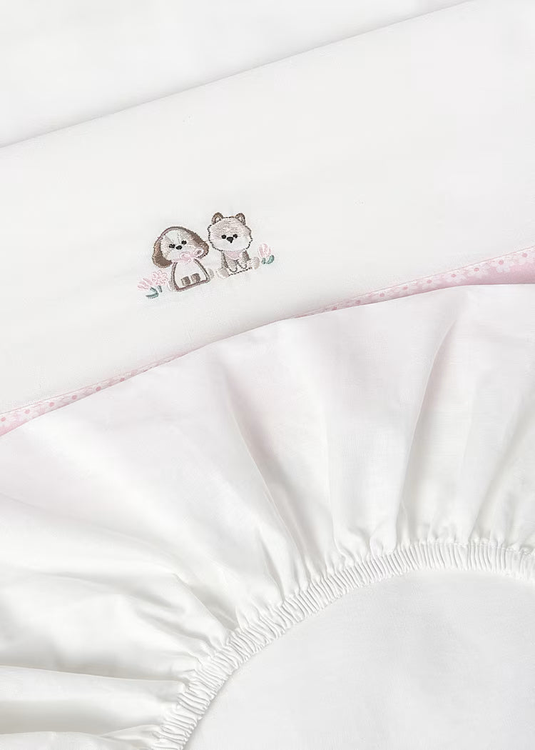 MAYORAL BABY COT SHEET SET