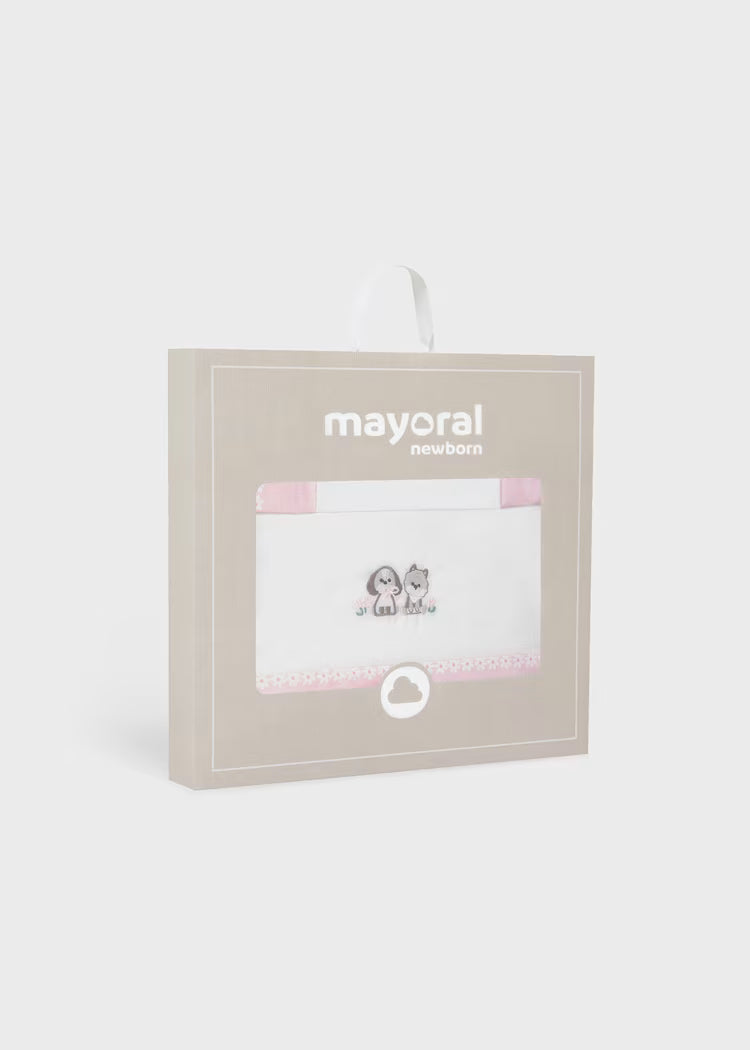MAYORAL BABY COT SHEET SET