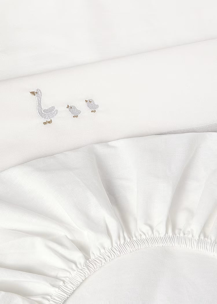 MAYORAL BABY COT SHEET SET