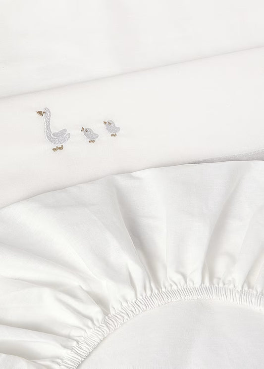 MAYORAL BABY COT SHEET SET
