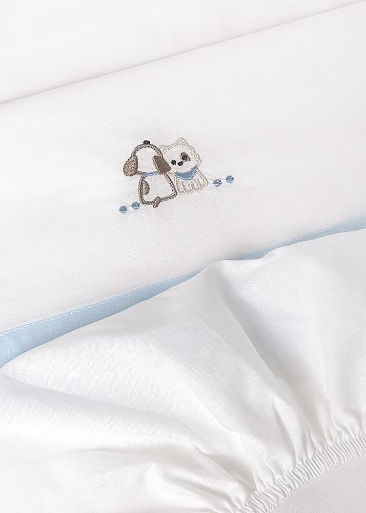 MAYORAL BABY COT SHEET SET