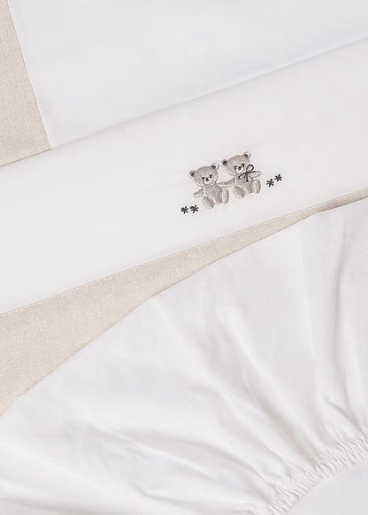 MAYORAL BABY COT SHEET SET
