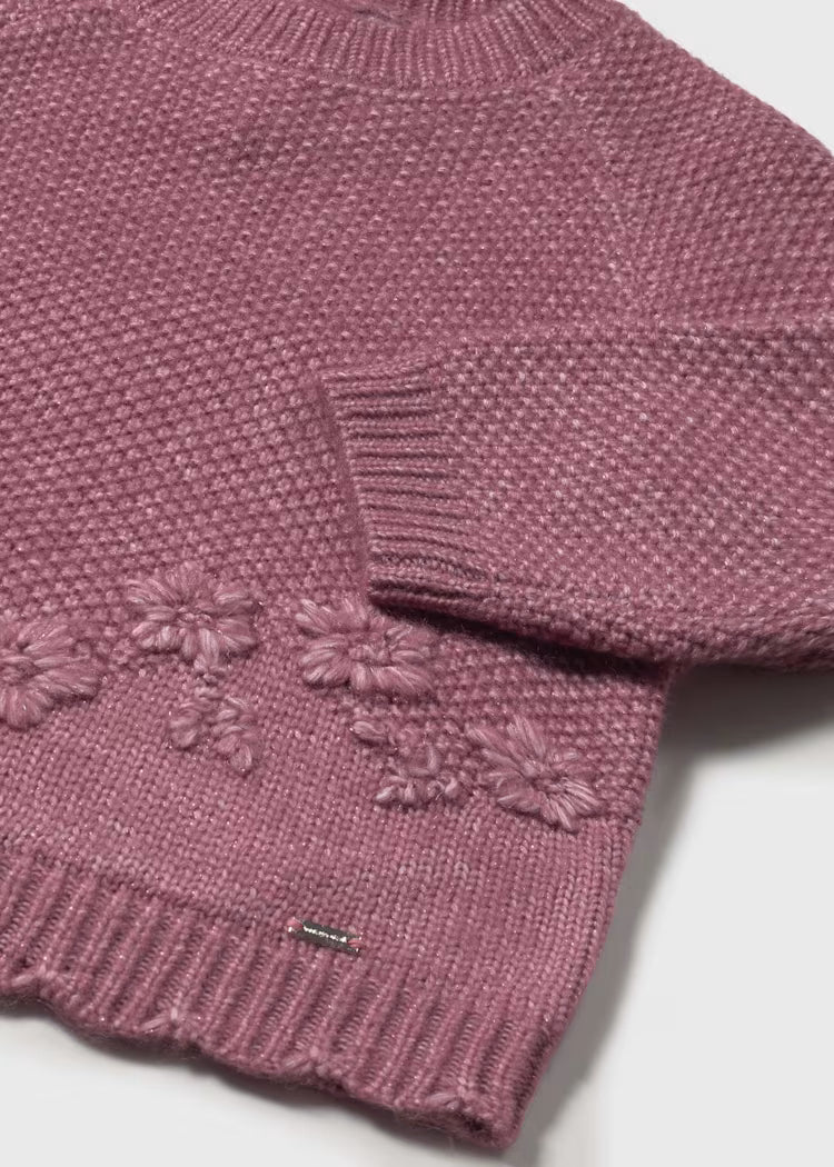 MAYORAL BABY EMBROIDERED FLOWER JUMPER