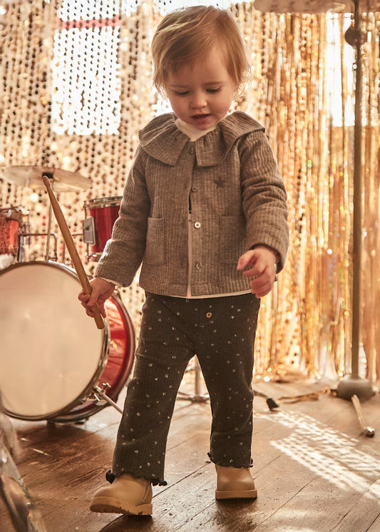 MAYORAL RIBBED FLARE LEGGINGS