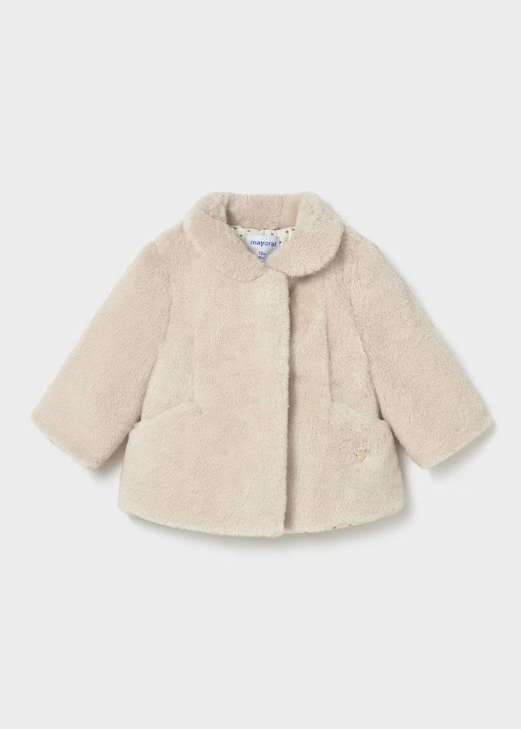 MAYORAL BABY FUR COAT