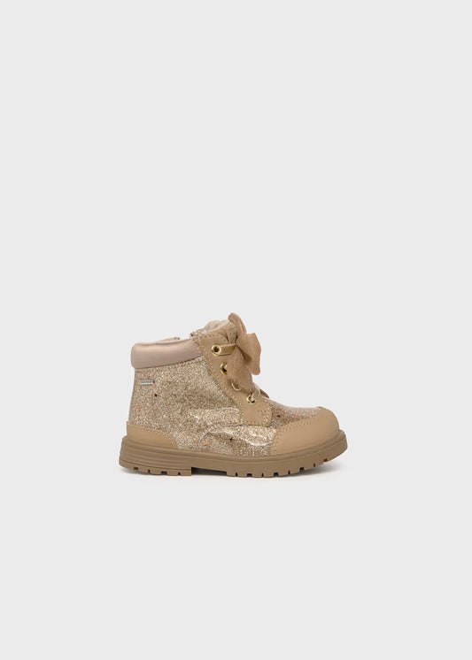 MAYORAL BABY GLITTER BIKER BOOTS