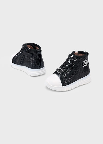 MAYORAL BABY GLITTER THICK SOLE SHOE