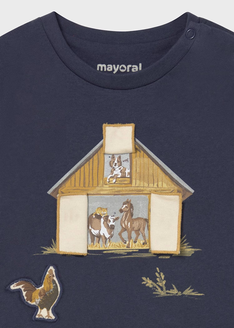 MAYORAL BABY INTERACTIVE FARM T SHIRT