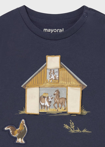 MAYORAL BABY INTERACTIVE FARM T SHIRT