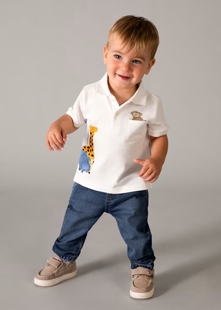 MAYORAL SOFT JEANS WITH ELASTIC WAISTBAND
