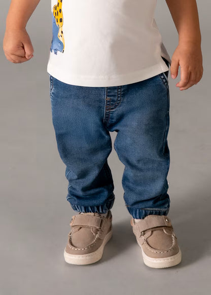 MAYORAL SOFT JEANS WITH ELASTIC WAISTBAND