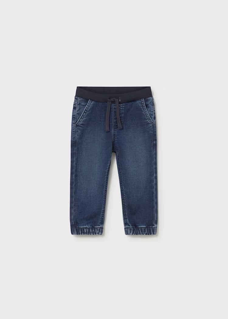 MAYORAL SOFT JEANS WITH ELASTIC WAISTBAND