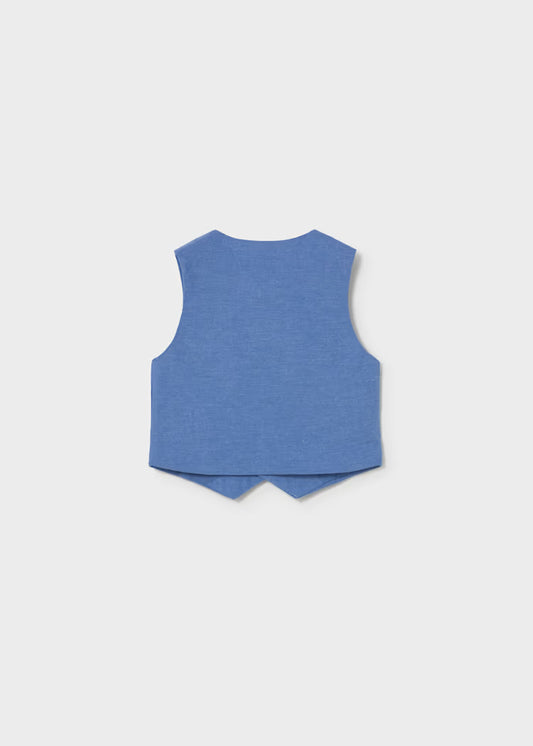 MAYORAL COTTON LINEN SUITING VEST