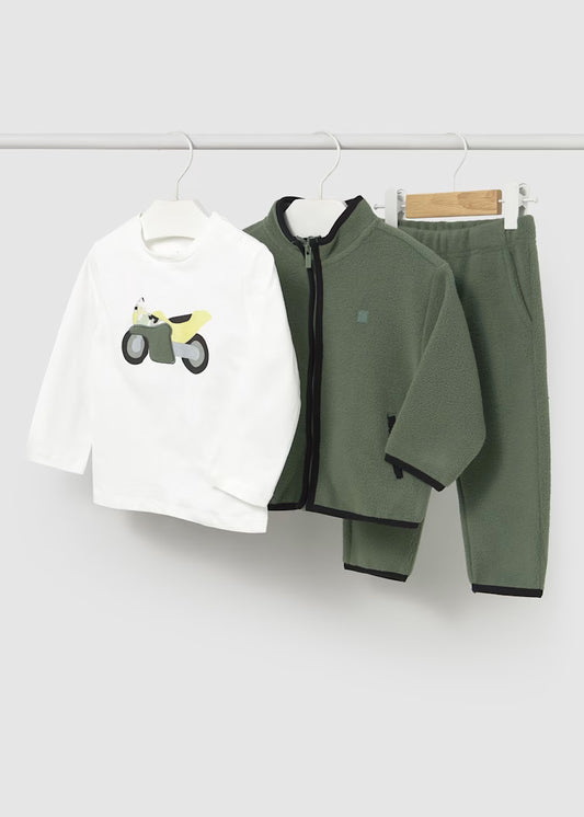 MAYORAL BABY MOTORCYCLE T SHIRT 3 PCS TRACKSUIT