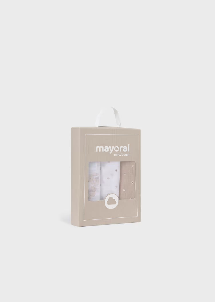 MAYORAL BABY 3 GAUZE SET BETTER COTTON
