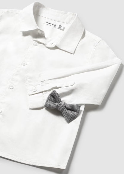 MAYORAL BABY SHIRT WITH BOWTIE