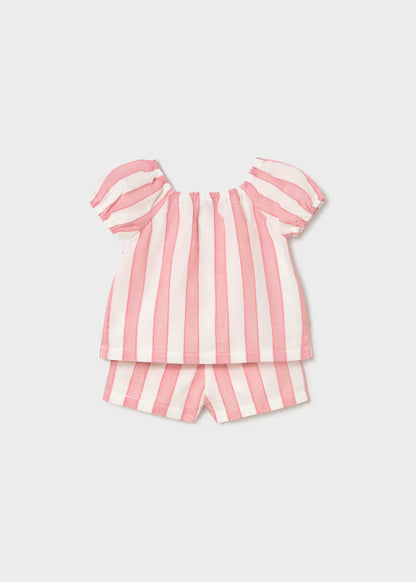 MAYORAL BABY STRIPED TROUSERS AND BLOUSE SET