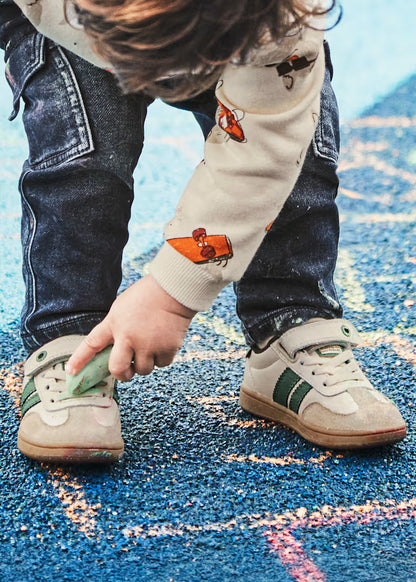 MAYORAL BABY LEATHER TRAINERS