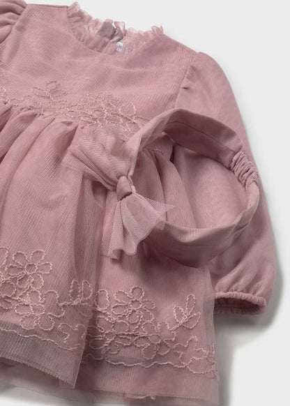 MAYORAL BABY TULLE CEREMONY SET WITH HEADBAND