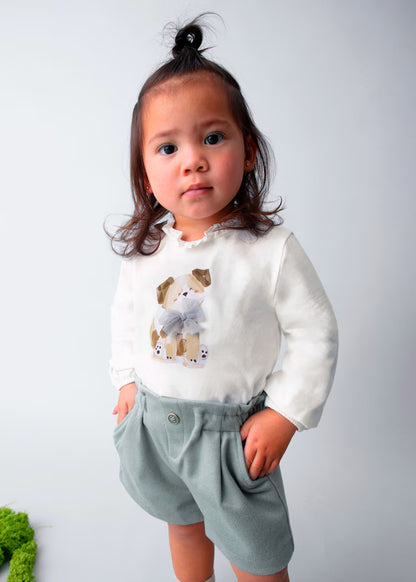 MAYORAL BABY APPLIQUE T SHIRT