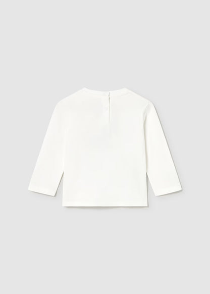 MAYORAL BABYS CAR EMBROIDERED T SHIRT