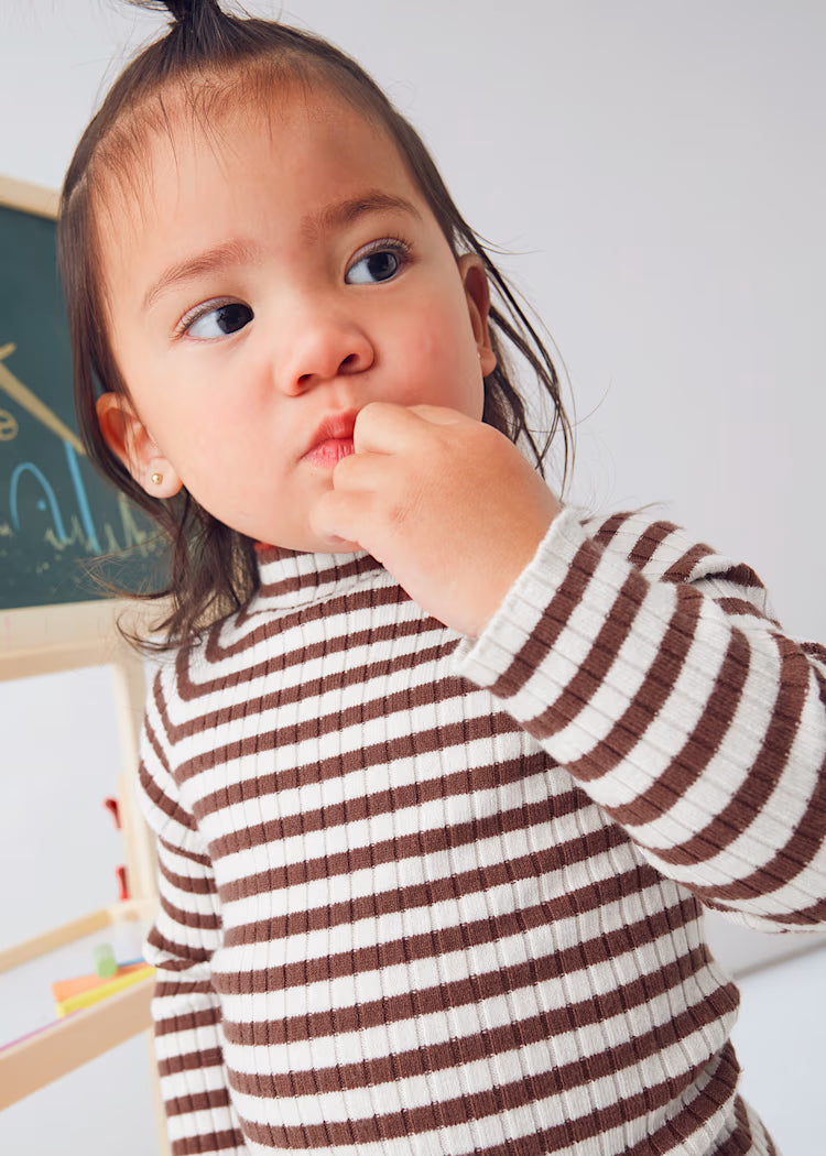 MAYORAL KNITTED JUMPER WITH MID HIGH NECK