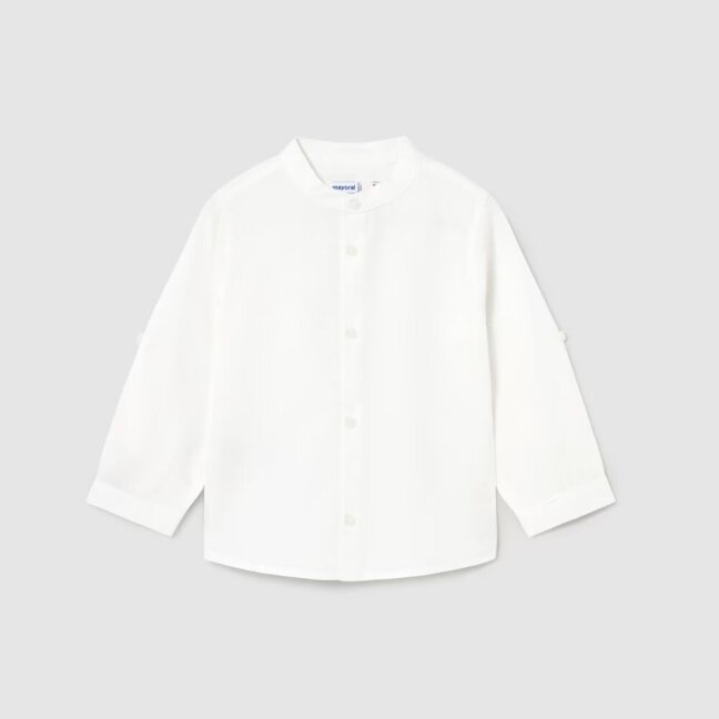 MAYORAL MAO COLLAR LINEN SHIRT
