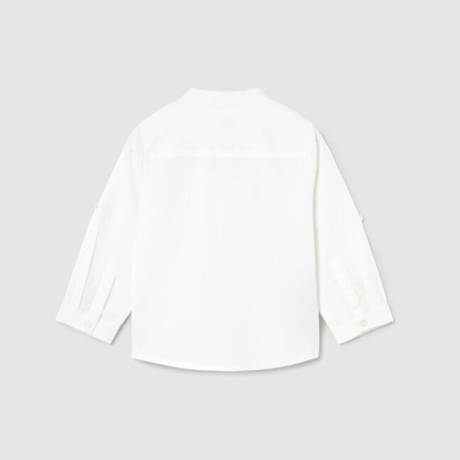MAYORAL MAO COLLAR LINEN SHIRT