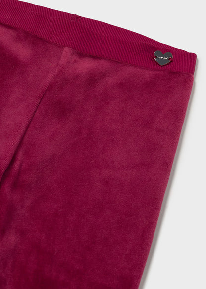 MAYORAL KIDS VELVET LEGGINGS