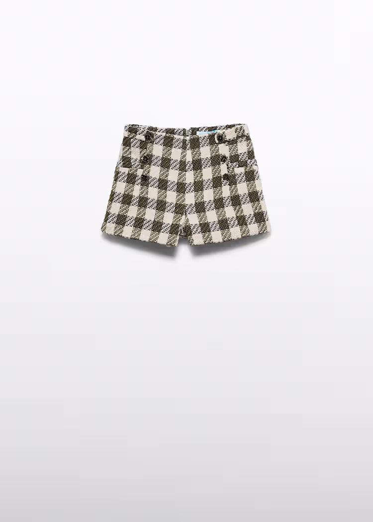 ABEL & LULA GIRLS GINGHAM SHORTS