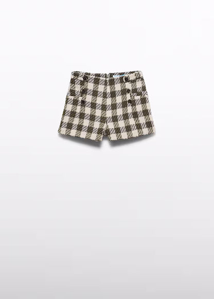 ABEL & LULA GIRLS GINGHAM SHORTS