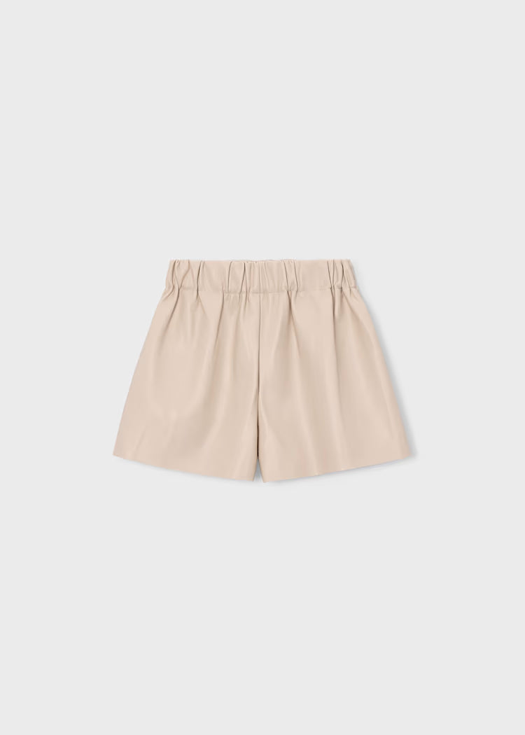 MAYORAL GIRLS PU LEATHER BERMUDA