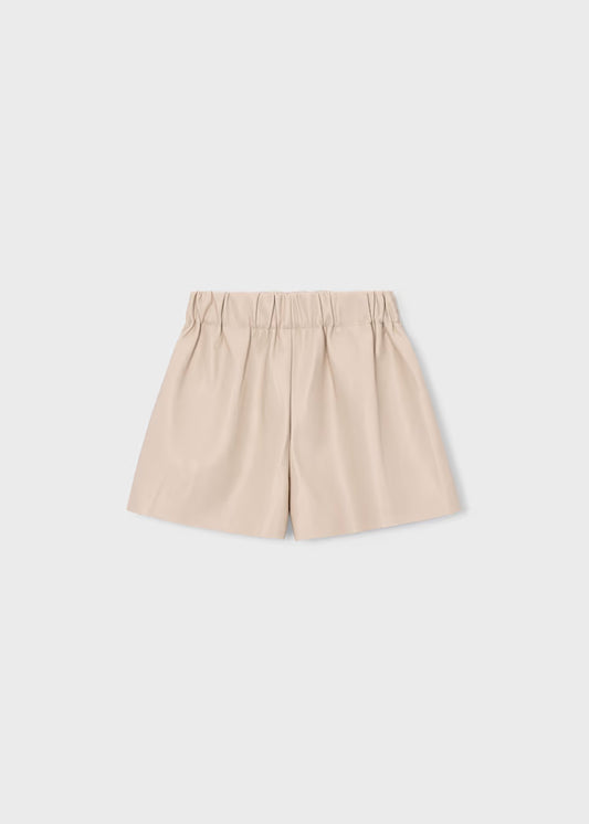 MAYORAL GIRLS PU LEATHER BERMUDA