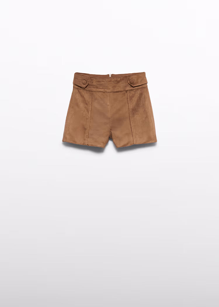 ABEL & LULA GIRLS FAUX SUEDE BERMOUDA