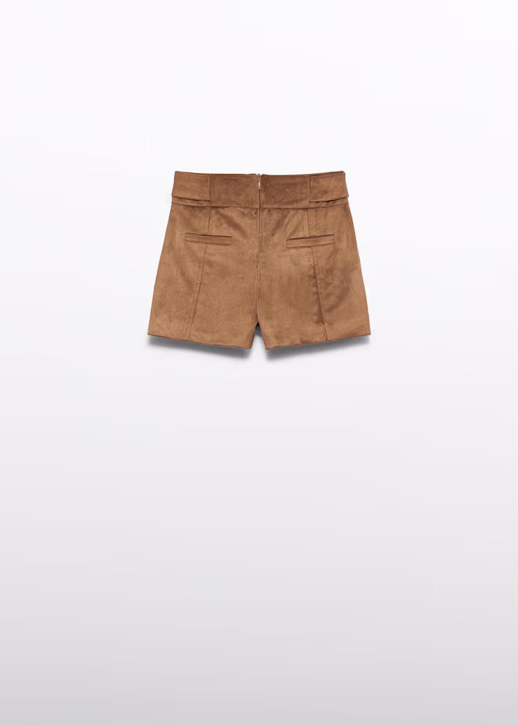 ABEL & LULA GIRLS FAUX SUEDE BERMOUDA