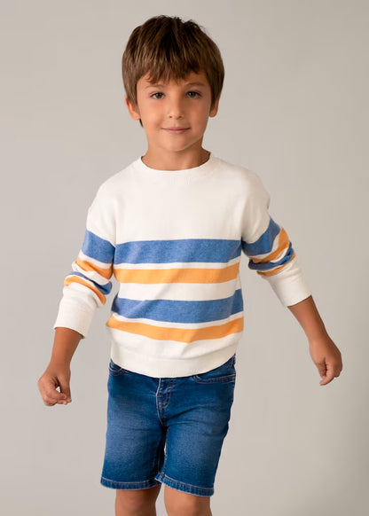 _MAYORAL 5 POCKETS SOFT DENIM SHORTS