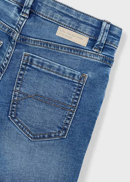 _MAYORAL 5 POCKETS SOFT DENIM SHORTS