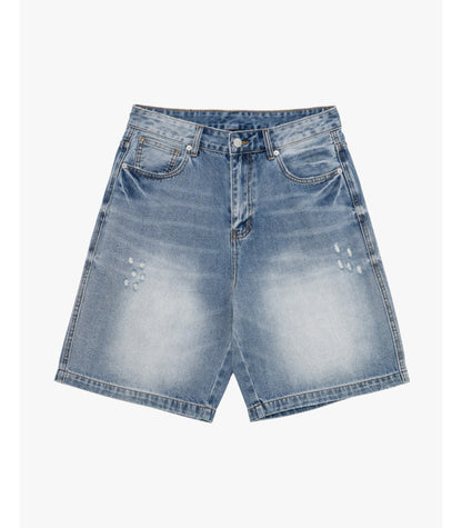 GIANNI LUPO LIGHT RELAXED FIT  WASH DENIM BERMUDA