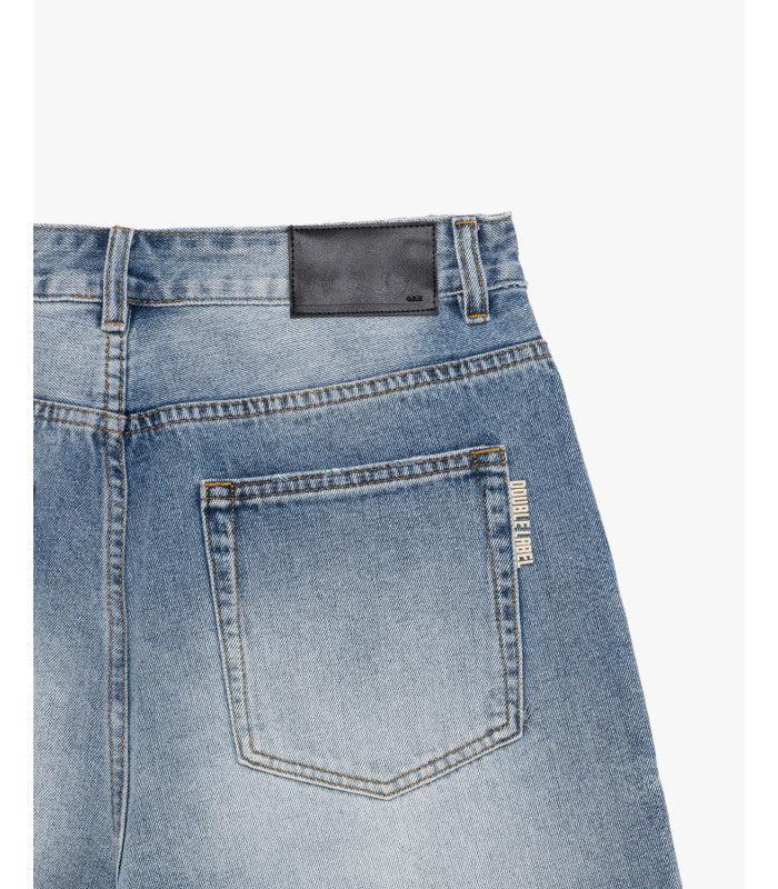GIANNI LUPO LIGHT RELAXED FIT  WASH DENIM BERMUDA