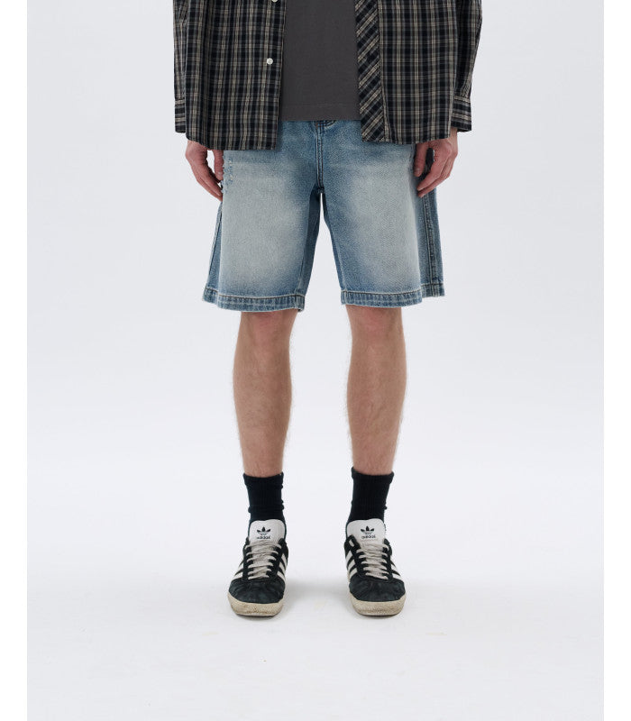 GIANNI LUPO LIGHT RELAXED FIT  WASH DENIM BERMUDA