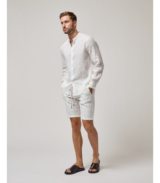 GIANNI LUPO LINEN DRAWSTRING BERMUDA