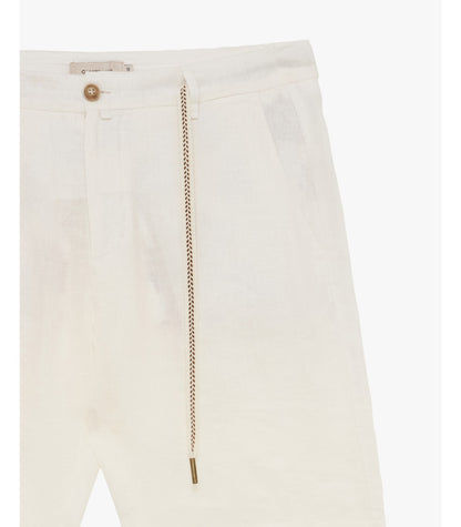 GIANNI LUPO LINEN DRAWSTRING BERMUDA