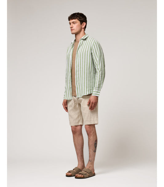 GIANNI LUPO LINEN DRAWSTRING BERMUDA