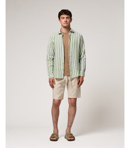 GIANNI LUPO LINEN DRAWSTRING BERMUDA