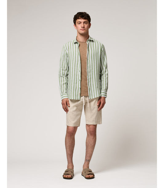 GIANNI LUPO LINEN DRAWSTRING BERMUDA
