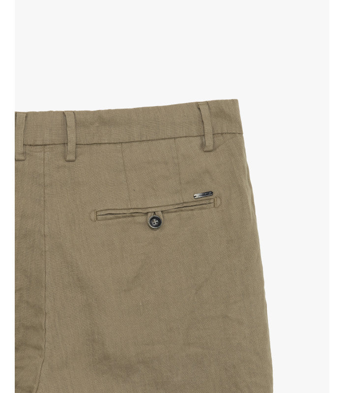 GIANNI LUPO LINEN DRAWSTRING BERMUDA