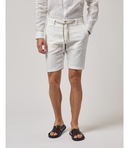 GIANNI LUPO LINEN DRAWSTRING BERMUDA